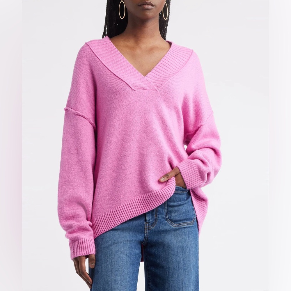 NWT - Treasure & Bond pink sweater